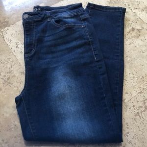 Dark blue skinny jeans